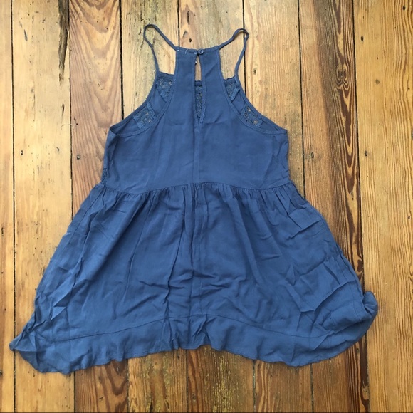 LA Hearts dusty blue baby doll Tank top - Picture 4 of 4